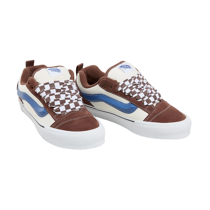 Vans Knu Skool VN0009QCDMV Marroncino Beige Blu Sneakers Uomo