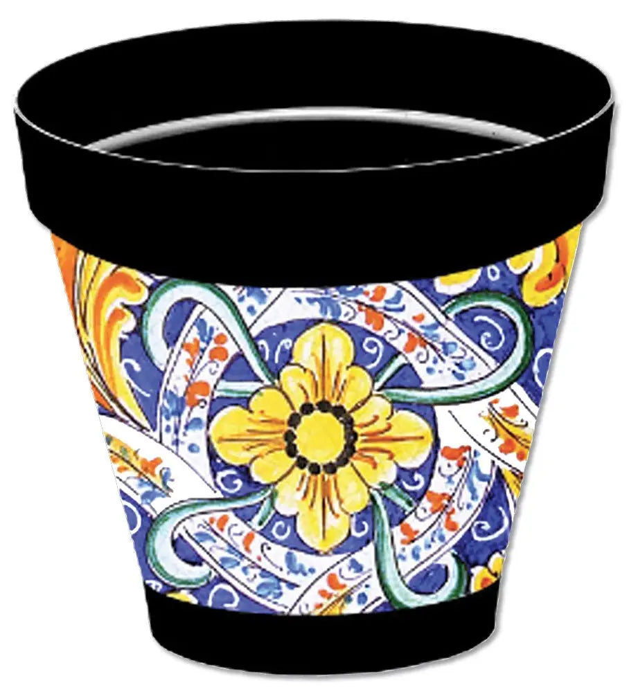 Vaso Sicilia antracite D.26 diversi decori