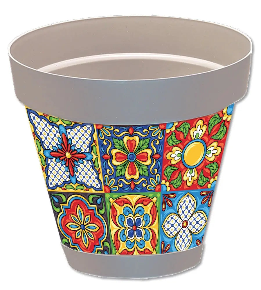 Vaso Sicilia grigio D.22 diversi decori