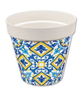 Vaso Sicilia grigio D.26 Maioliche