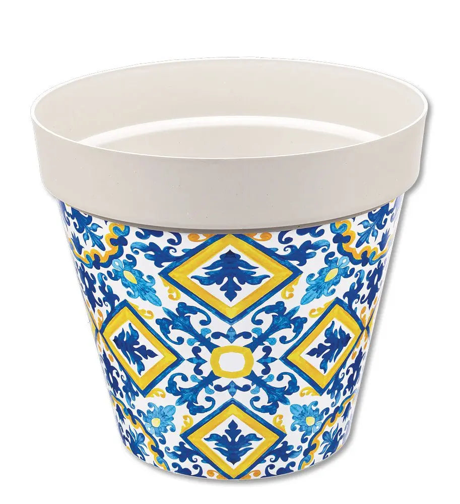Vaso Sicilia grigio D.26 Maioliche
