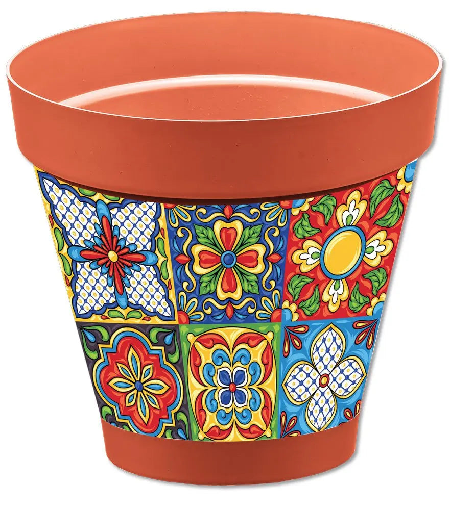 Vaso Sicilia terracotta D.18 diversi decori