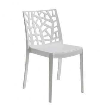 Sedia Matrix - Sedia impilabile in polipropilene con tappi antiscivolo cm 55 x 47 x 82 h