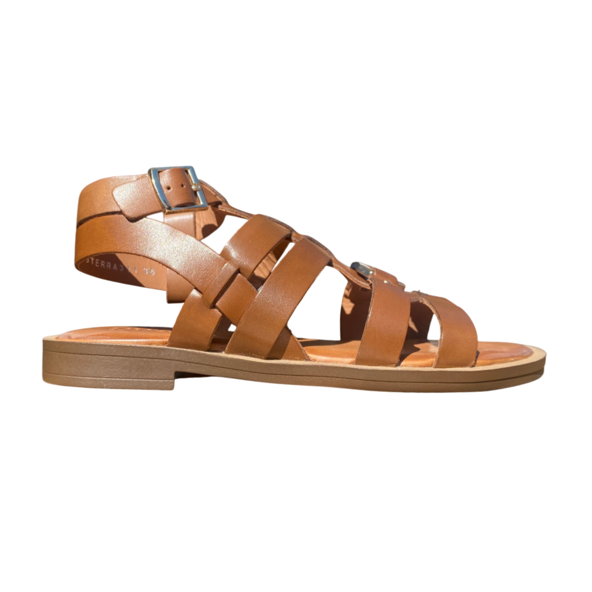 Vueva Sandalo Donna Tacco Basso WD-425R25 311 Cognac | Elegante
