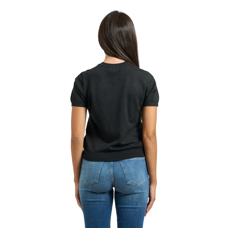 Yes Zee Maglia a Manica Corta 1040 M101 0801 Nero