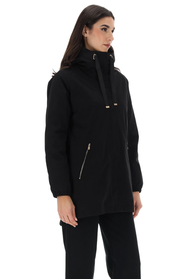 Yes Zee Parka Donna 1659 O069 0801 Nero – Giubbotto Imbottito Elegante