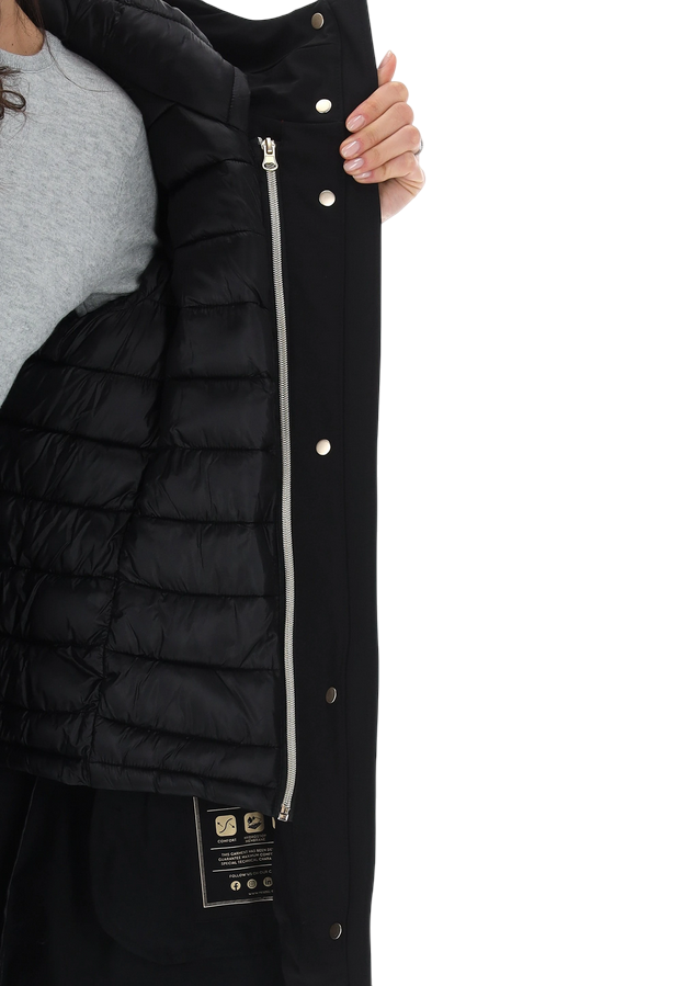 Yes Zee Parka Donna 1659 O069 0801 Nero – Giubbotto Imbottito Elegante