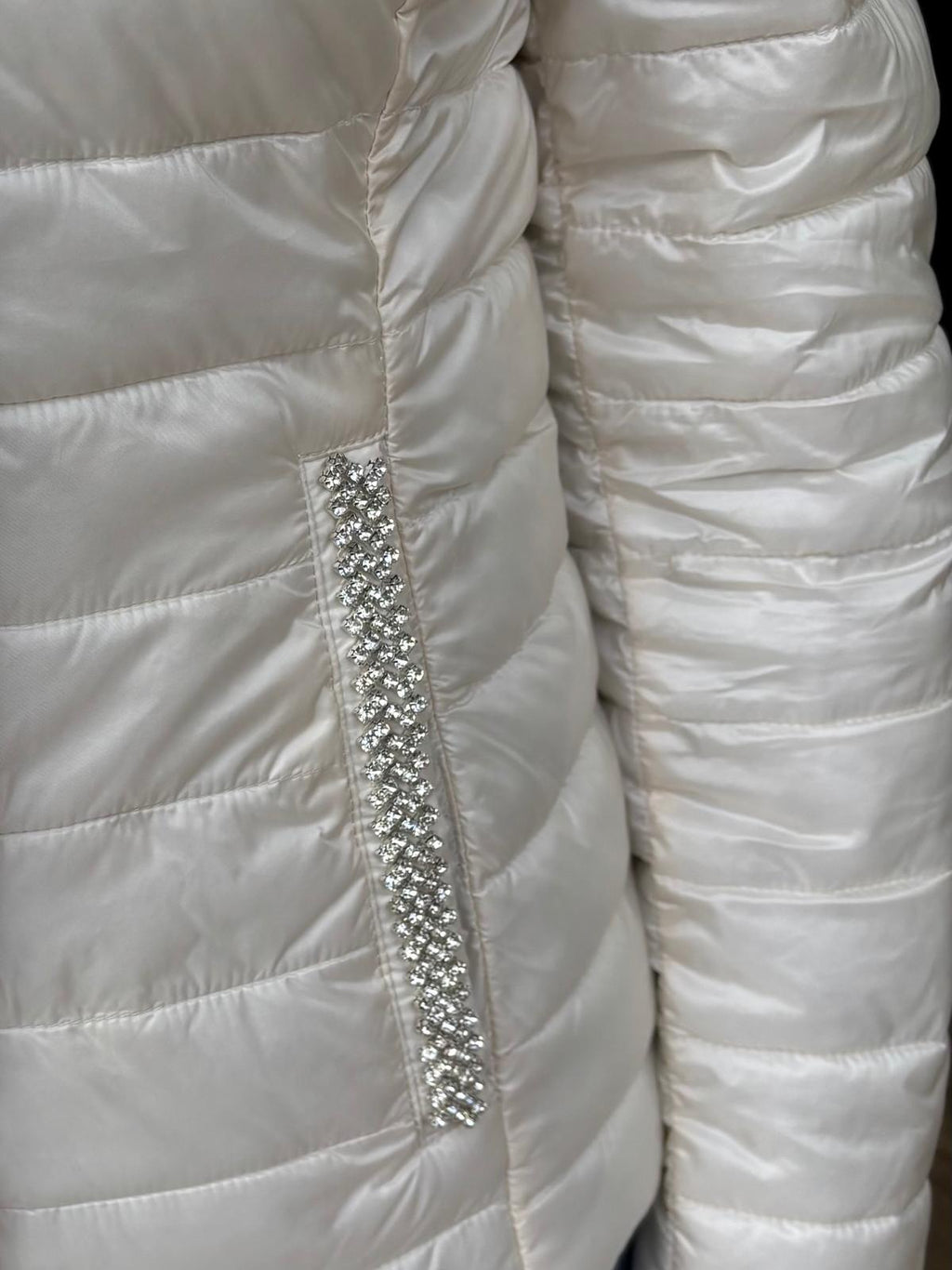 Yes Zee giacca 100 grammi da donna con applicazioni alle tasche 1376 G408 KS00 0157 avorio