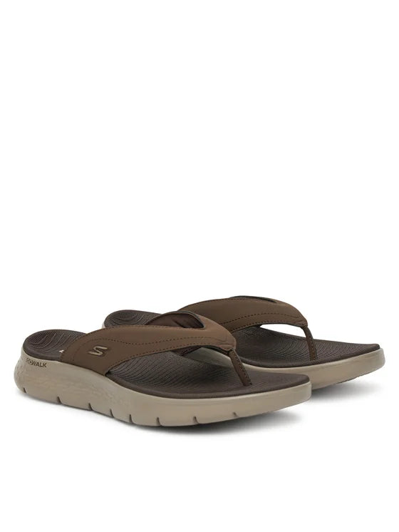 Skechers Go Walk Flex Sandal Vallejo 229202/CHOC Marrone – Infradito Uomo Goga Mat