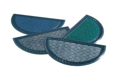 Zerbino Moquette Semiluna 37x67 cm con Fondo in Gomma