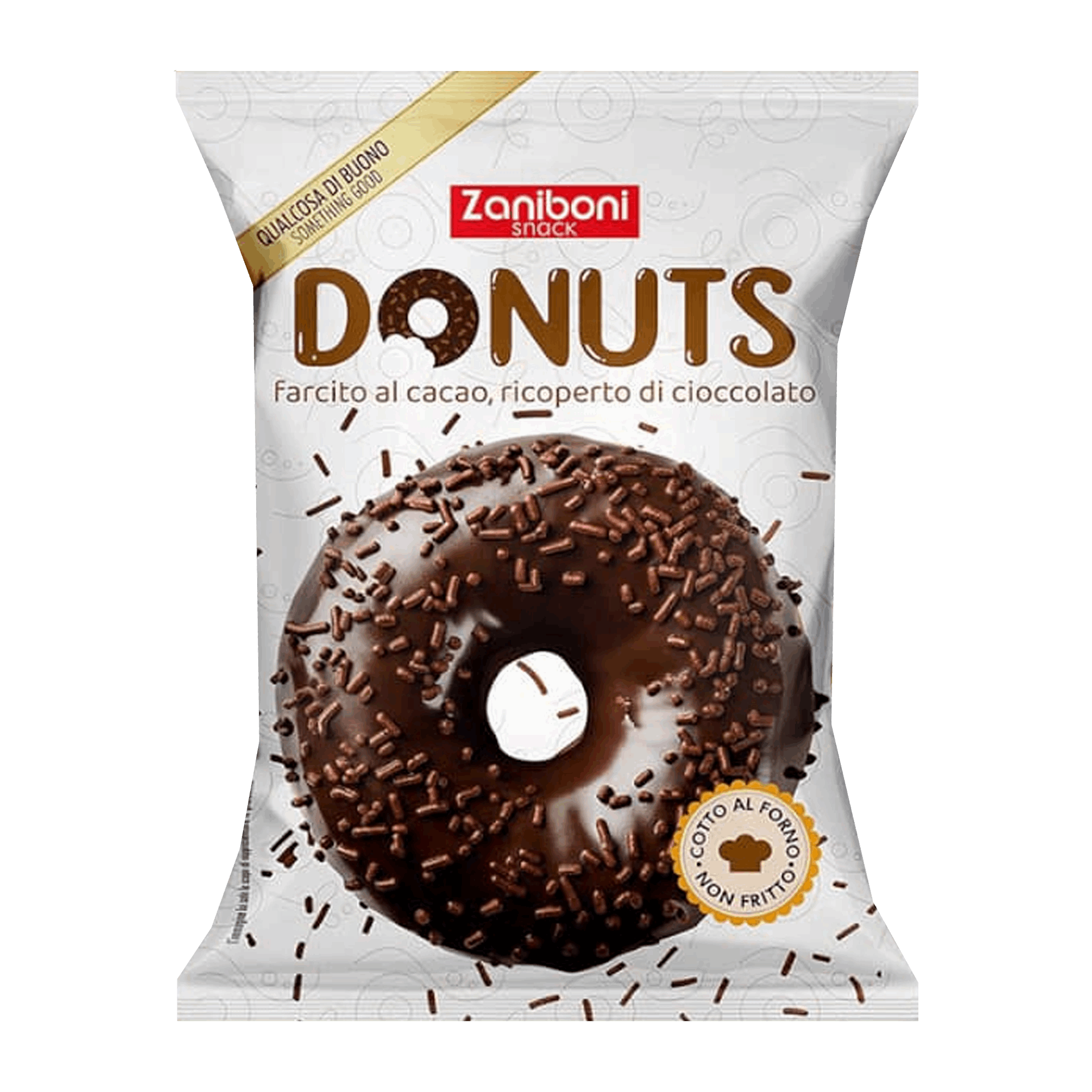 Donuts al cioccolato da 60gr - Confezione da 18 pezzi
