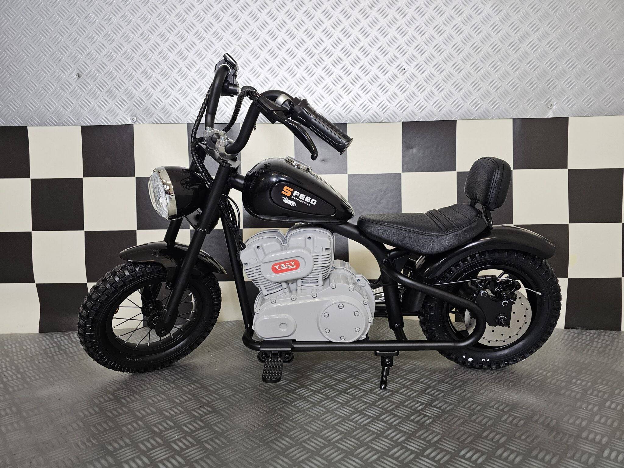 Moto Elettrica per Bambini Chopper 24 V – Nero