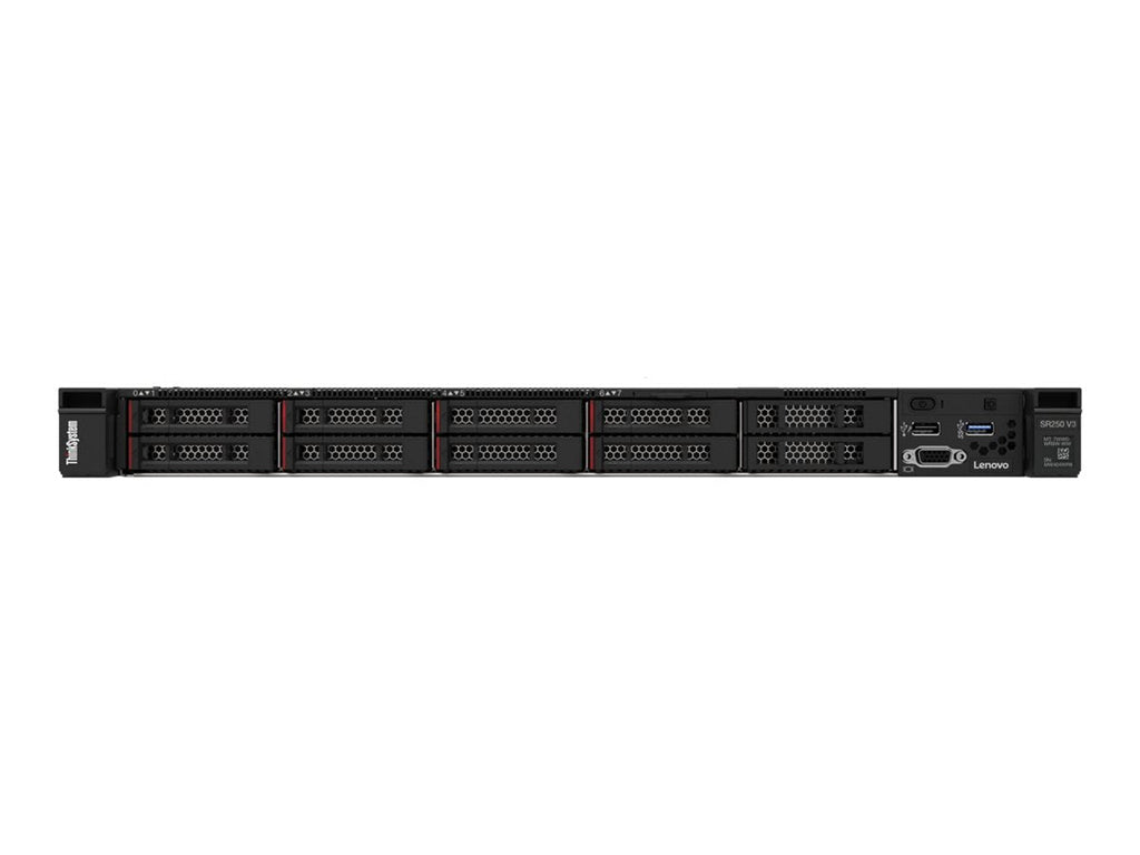 Lenovo ThinkSystem SR250 V3 server Rack (1U) Intel Xeon E E-2468 2,6 GHz 32 GB DDR5-SDRAM 800 W [7DCLA00TEA]