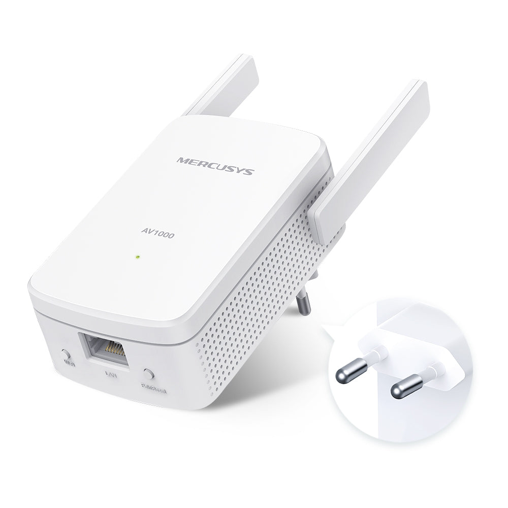 Mercusys MP510 KIT adattatore di rete PowerLine 1000 Mbit/s Collegamento ethernet LAN Wi-Fi Bianco [MP510KIT]