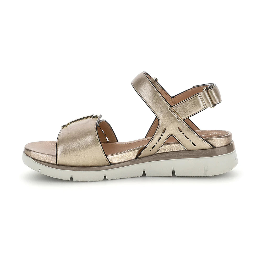 Stonefly Sandalo Donna ELODY 24 Oro 223658-I89 | Pelle Laminata Blusoft®