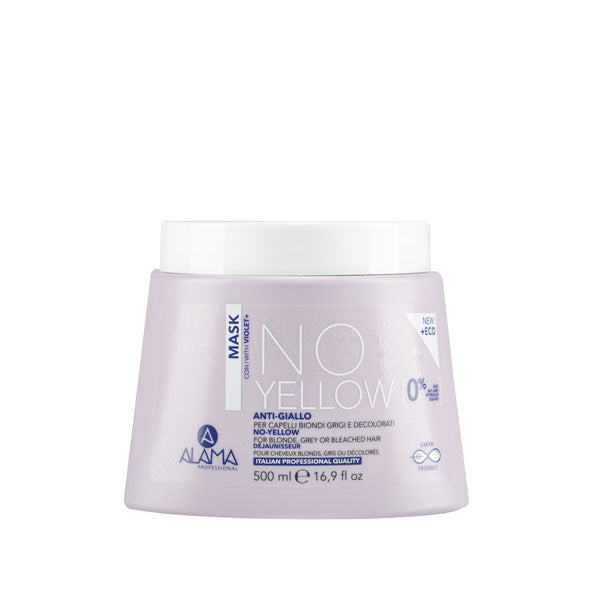 ALAMA NO YELLOW MASCHERA ANTI GIALLO CAPELLI BIONDI 500 ML