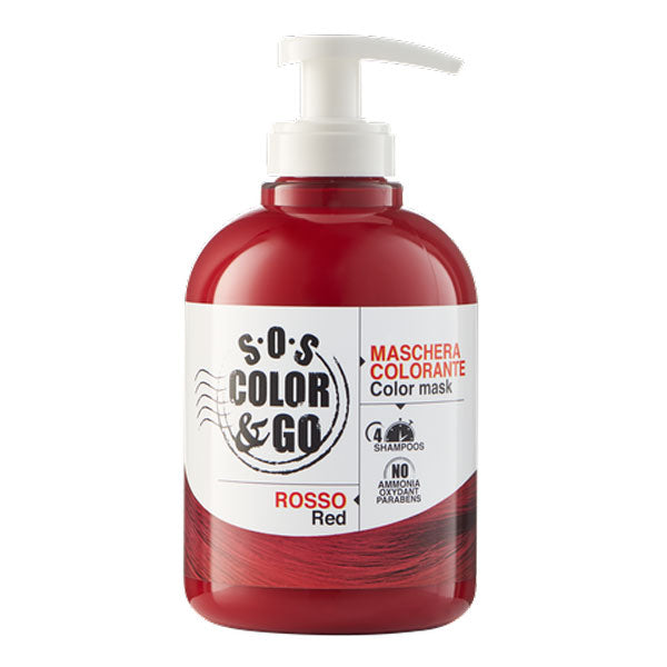 ALAMA SOS COLOR & GO MASCHERA COLORANTE ROSSO 300 ML