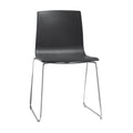 Sedia Scab Alice 2677 - Telaio a Slitta Impilabile Design Moderno