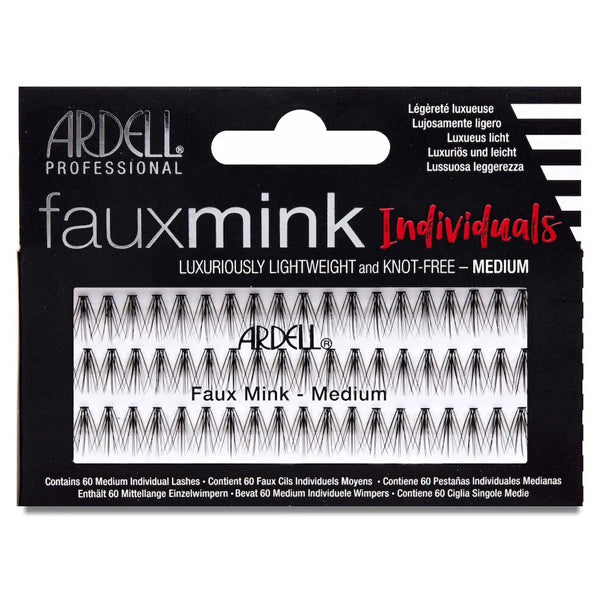 ARDELL CIGLIA FINTE 60086 FAUX MINK MEDIUM BLACK KNOT-FREE