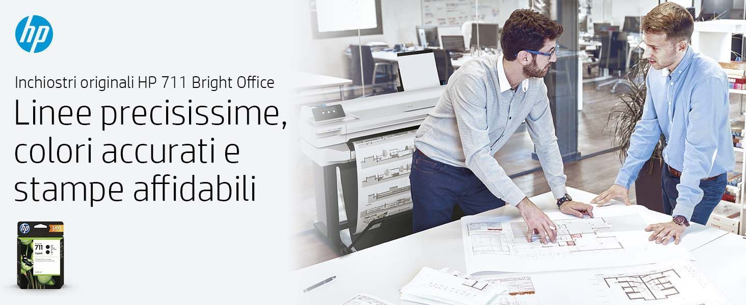 HP Cartuccia inchiostro nero DesignJet 711, 80 ml [CZ133A]