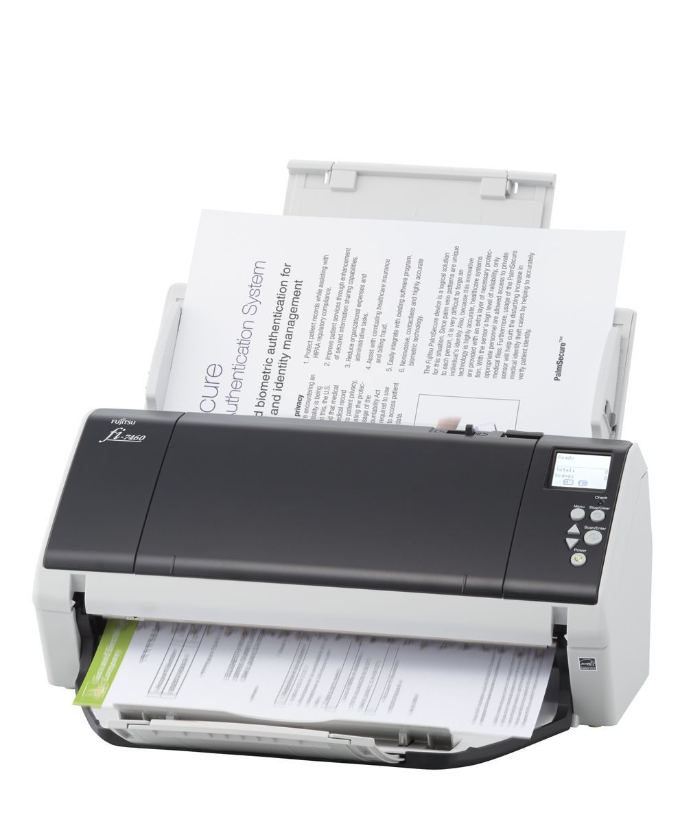 Fujitsu fi-7460 ADF + scanner ad alimentazione manuale 600 x 600 DPI A3 Grigio, Bianco [PA03710-B051]