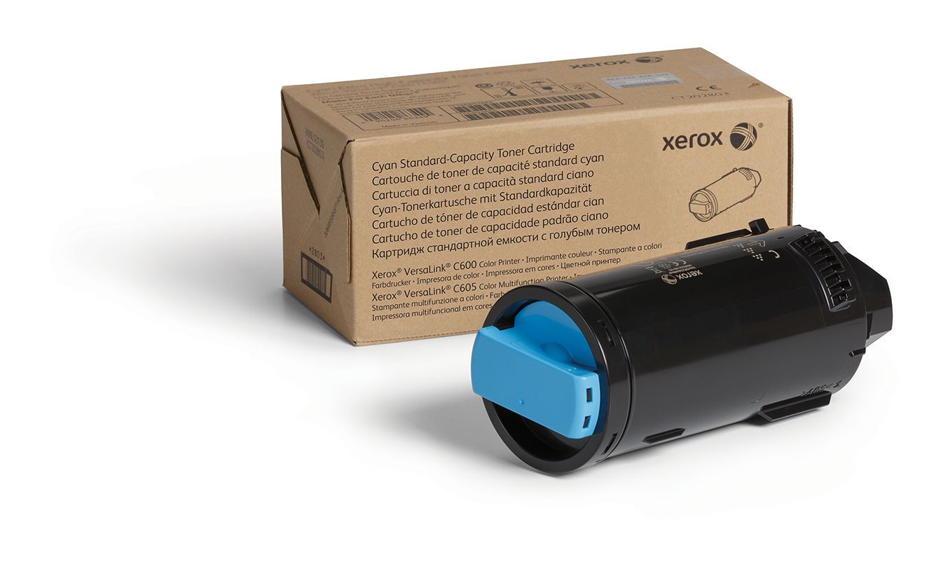 Xerox Cartuccia toner Ciano a Capacità standard da 6000 Pagine per Multifunzione a colori  VersaLink C605, Stampante a colori  VersaLink C600 (106R03896) [106R03896]