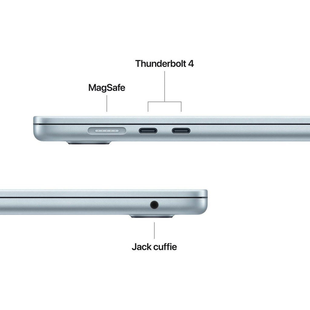 15-inch MacBook Air: Apple M4 chip with 10-core CPU and 10-core GPU, 16GB, 256GB SSD - Sky Blue [MC7A4T/A]