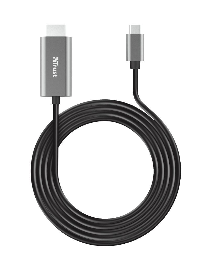 Trust Calyx adattatore grafico USB Nero, Metallico [23332]