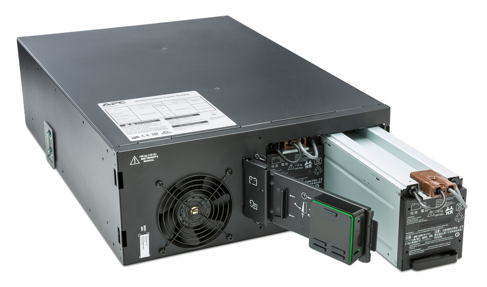 APC Smart-UPS On-Line gruppo di continuità (UPS) Doppia conversione (online) 6 kVA 6000 W 10 presa(e) AC [SRT6KRMXLI]
