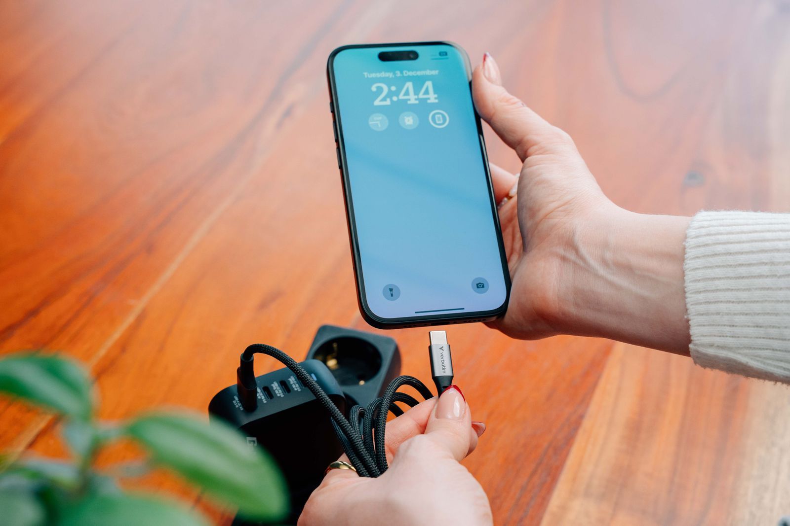 VERBATIM SYNC CHARGE USB C TO USB C 100W 120 CM [31846]