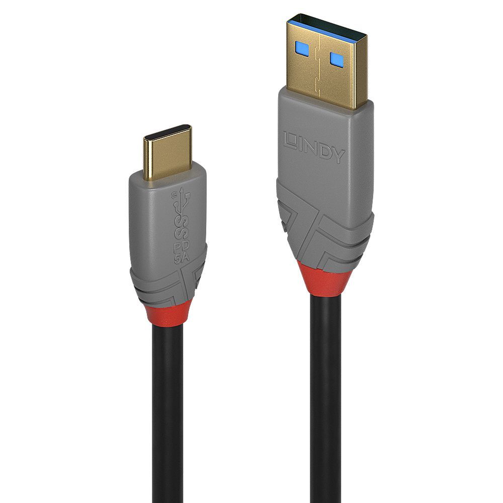 Lindy 36919 cavo USB 3 m USB C USB A Nero [LINDY36919]