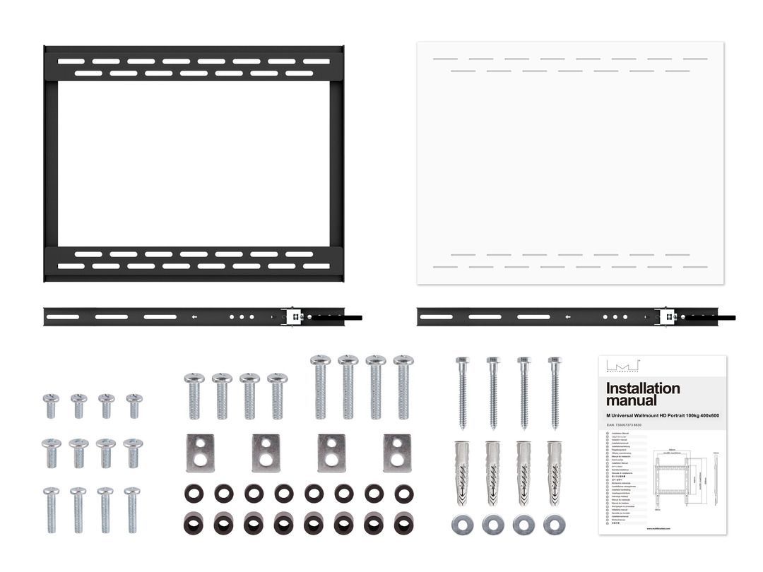 ITB MB8830 Supporto TV a parete 2,54 m (100") Nero [MB8830]