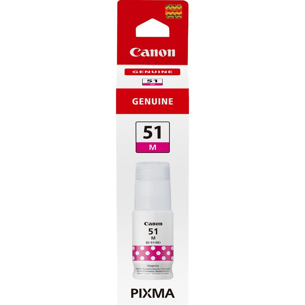 Canon GI-51M, Resa elevata, Flacone d'inchiostro, Magenta [4547C001]