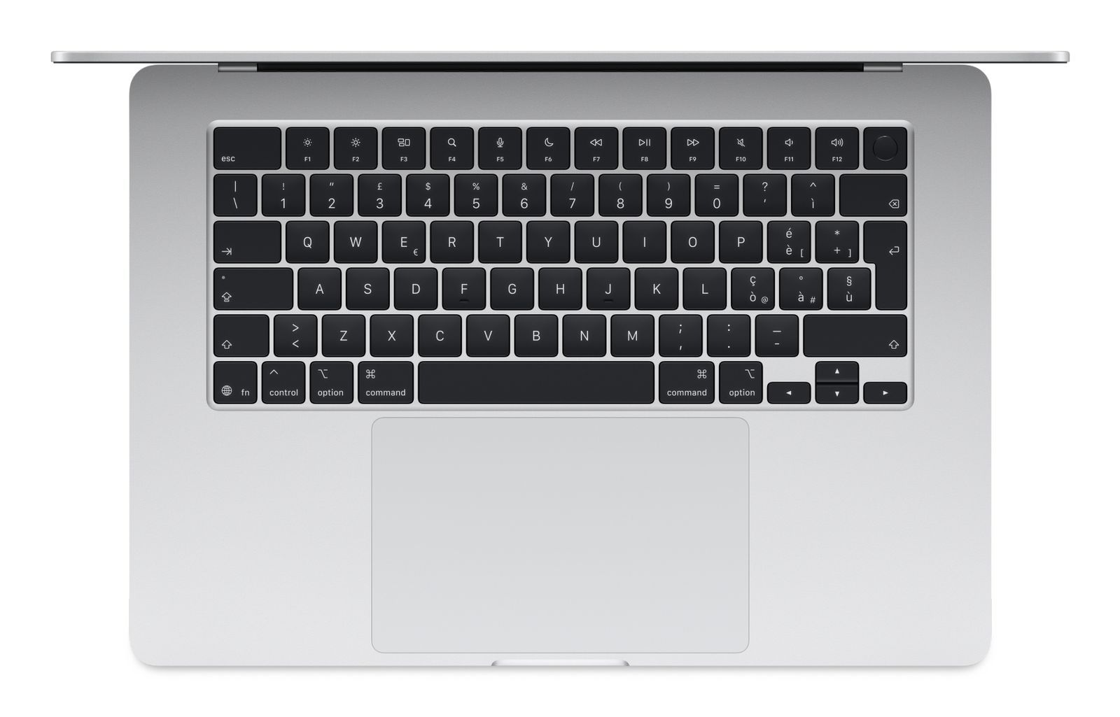 Apple MacBook Air 15'' M4 chip 10-core CPU 10-core GPU, 16GB, 512GB SSD - Argento [MW1H3T/A]