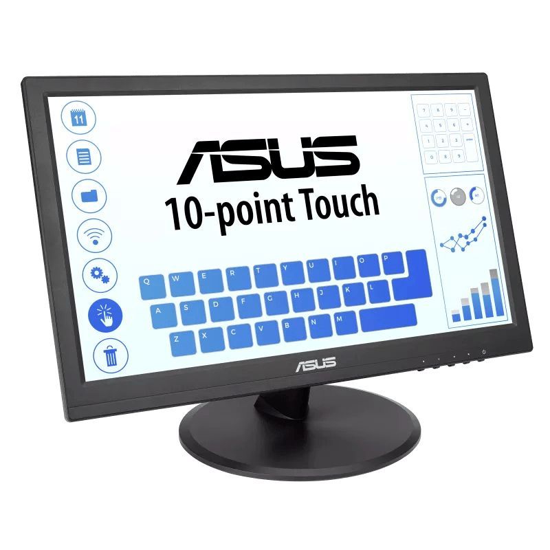 ASUS VT168HR Monitor PC 39,6 cm (15.6") 1366 x 768 Pixel WXGA LED Touch screen Nero [VT168HR]
