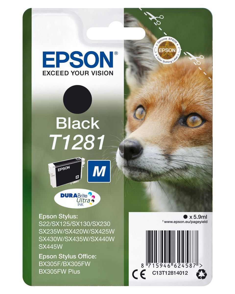 Epson Fox Cartuccia Nero [C13T12814012]