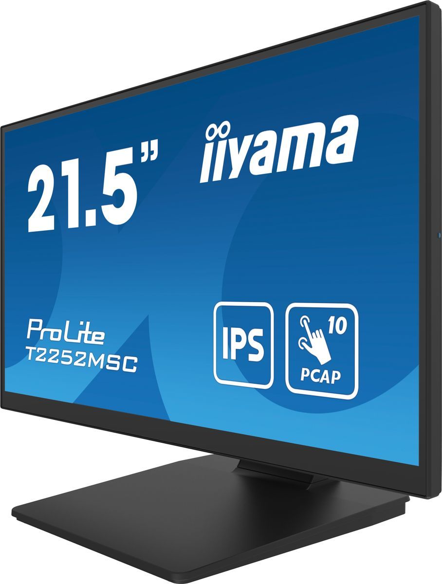 iiyama ProLite T2252MSC-B2 Monitor PC 54,6 cm (21.5") 1920 x 1080 Pixel Full HD LCD Touch screen Nero [T2252MSC-B2]