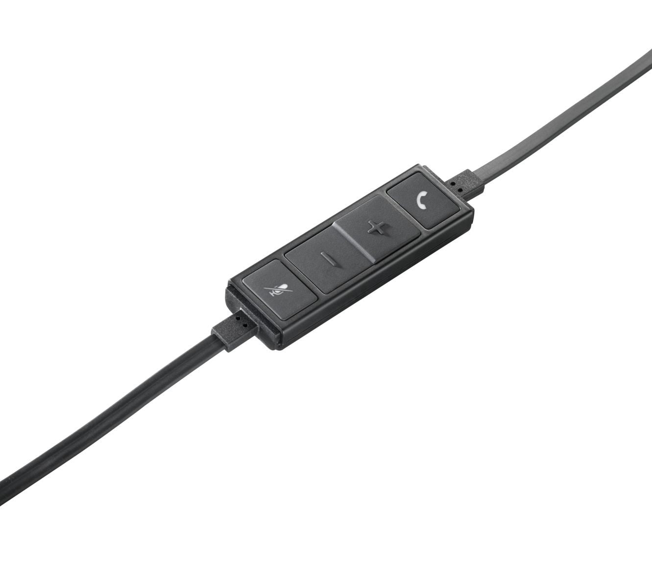 Logitech H650e Auricolare Cablato A Padiglione Ufficio USB tipo A Nero, Argento [981-000514]