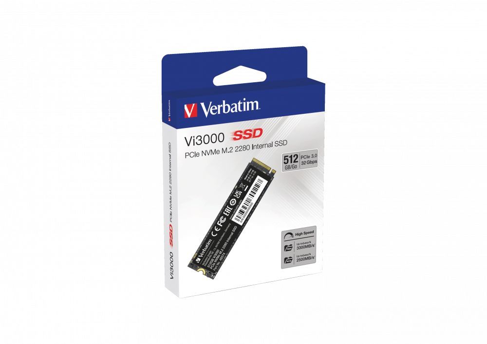 Verbatim Vi3000 M.2 512 GB PCI Express 3.0 NVMe [49374]