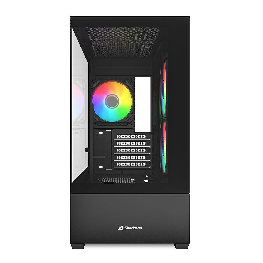 Sharkoon MK6 RGB Midi Tower Bianco [MK6RGBBLACK]