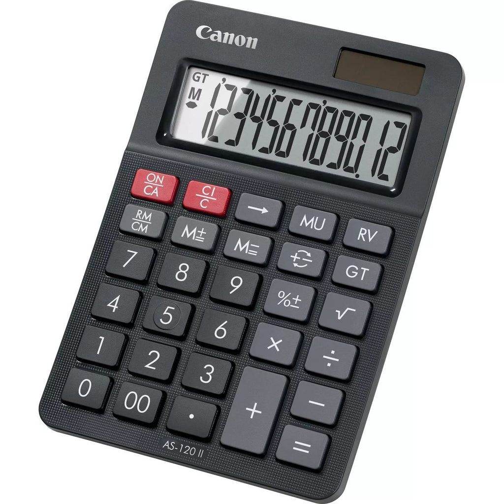 Canon AS-120 II calcolatrice Desktop Calcolatrice con display Nero [4722C002]