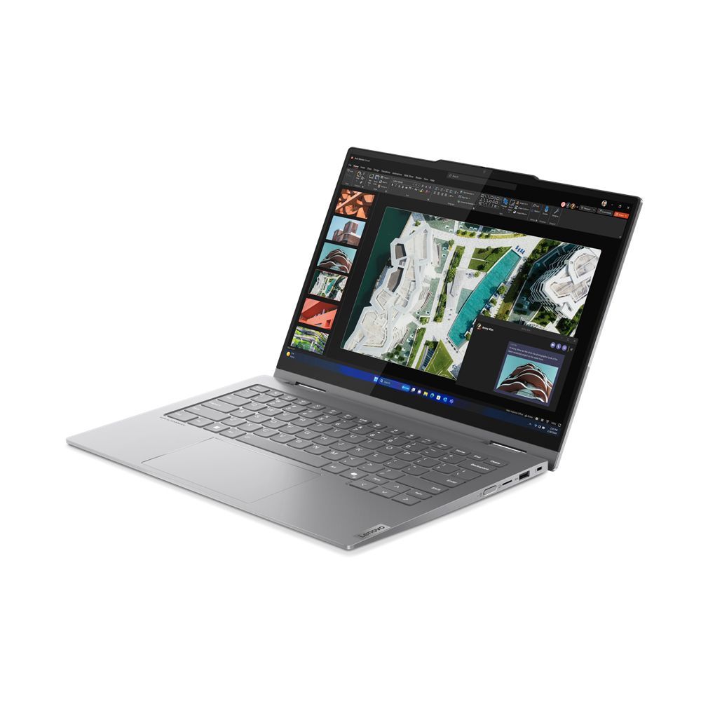 Lenovo ThinkBook 14 Intel Core Ultra 5 125U Ibrido (2 in 1) 35,6 cm (14") Touch screen WUXGA 16 GB DDR5-SDRAM 512 GB SSD Wi-Fi 6E (802.11ax) Windows 11 Pro Grigio [21MX001GIX]
