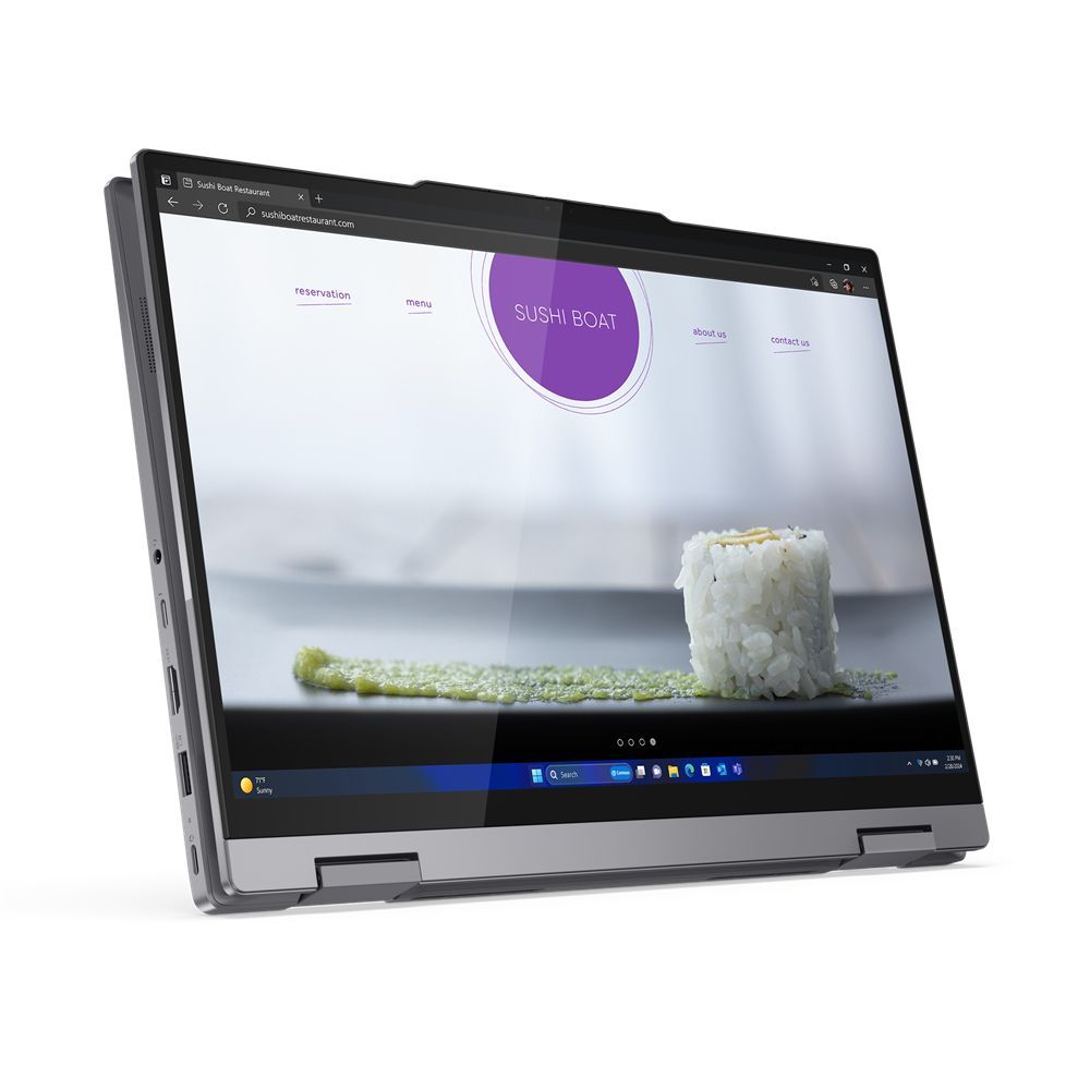 Lenovo ThinkBook 14 Intel Core Ultra 5 125U Ibrido (2 in 1) 35,6 cm (14") Touch screen WUXGA 16 GB DDR5-SDRAM 512 GB SSD Wi-Fi 6E (802.11ax) Windows 11 Pro Grigio [21MX001GIX]