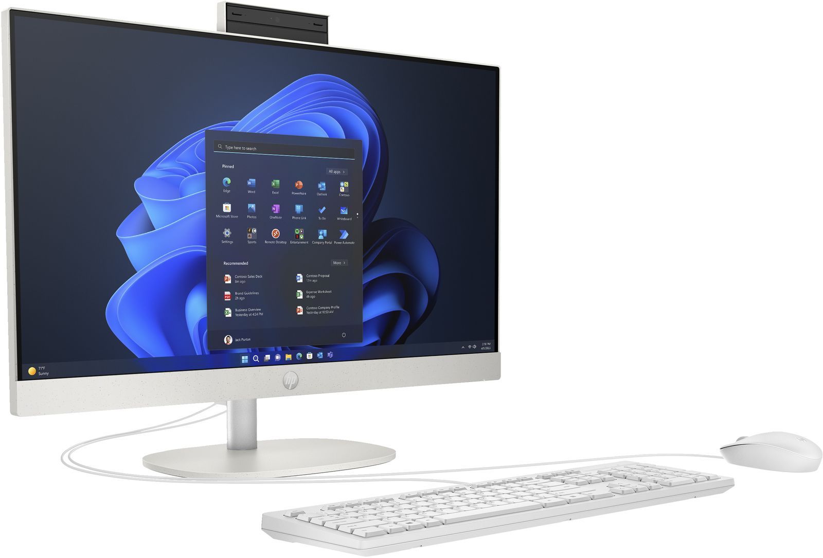HP ProOne 240 G10 Intel Core i5 i5-1334U 60,5 cm (23.8") 1920 x 1080 Pixel PC All-in-one 16 GB DDR4-SDRAM 512 GB SSD Windows 11 Pro Wi-Fi 6 (802.11ax) Bianco [9M9H7AT#ABZ]