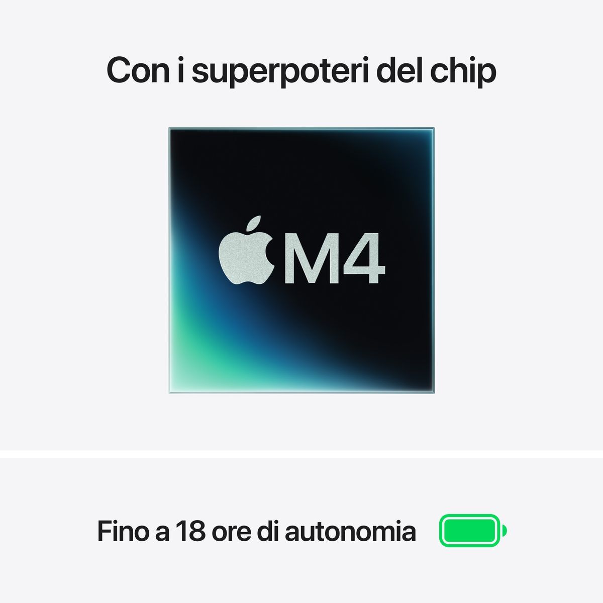 Apple MacBook Air 15'' M4 chip 10-core CPU 10-core GPU, 16GB, 256GB SSD - Mezzanotte [MW1L3T/A]