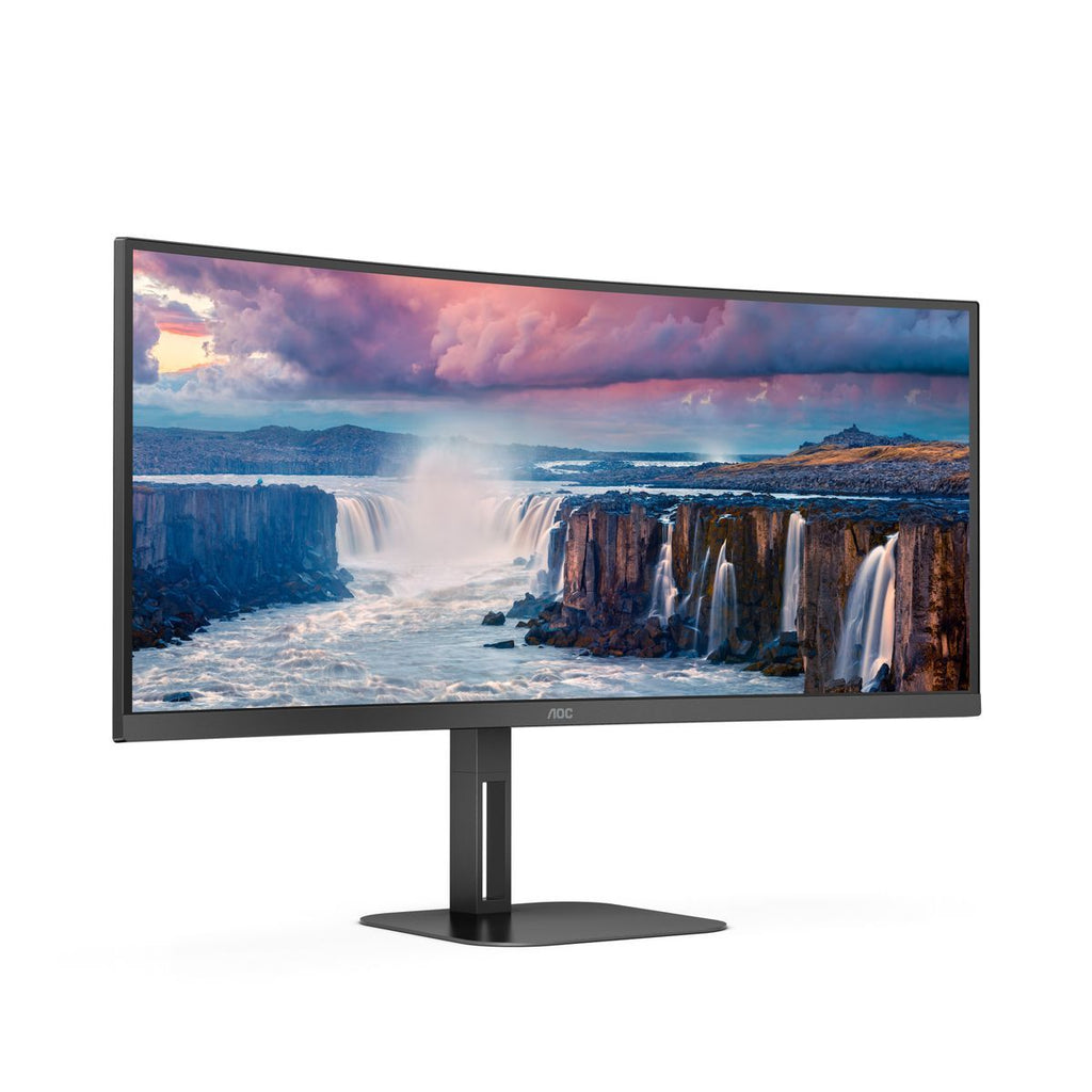 AOC V5 CU34V5C/BK LED display 86,4 cm (34") 3440 x 1440 Pixel Wide Quad HD Nero [CU34V5C/BK]