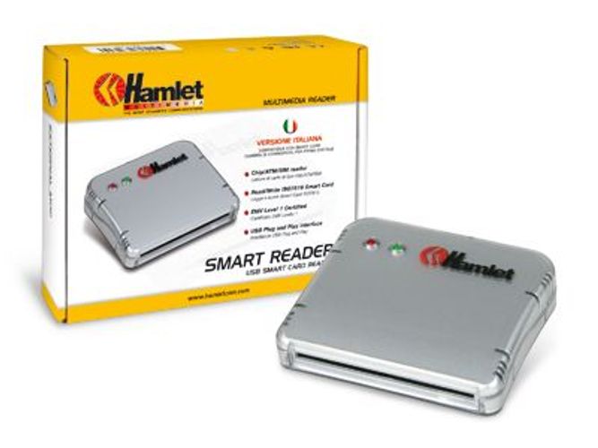 Hamlet Lettore di smart card e sim card da collegare al PC [HUSCR2]