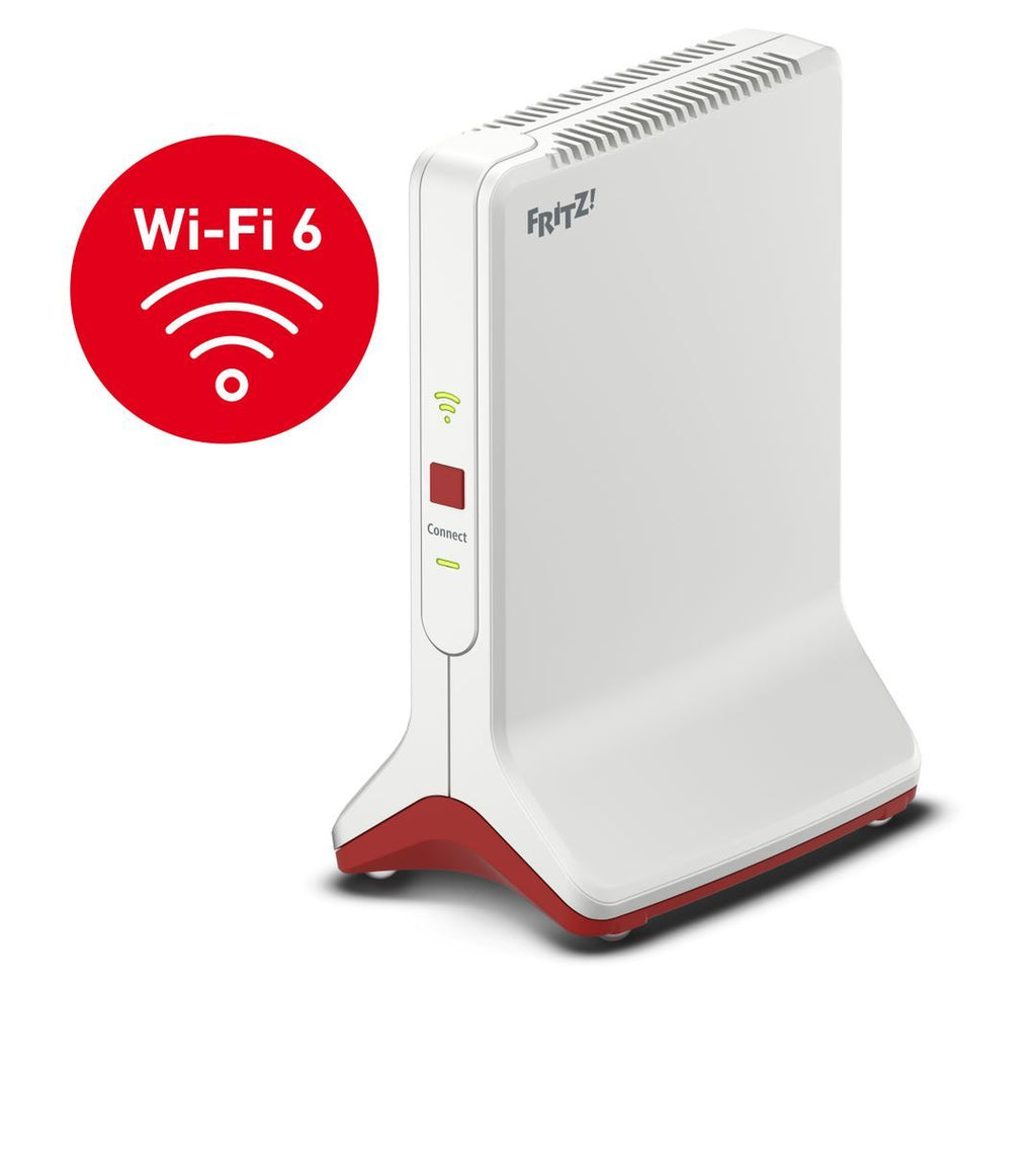 FRITZ! Repeater 6000 Ricevitore e trasmettitore di rete Rosso, Bianco 10, 100, 1000, 2500 Mbit/s [20002953]