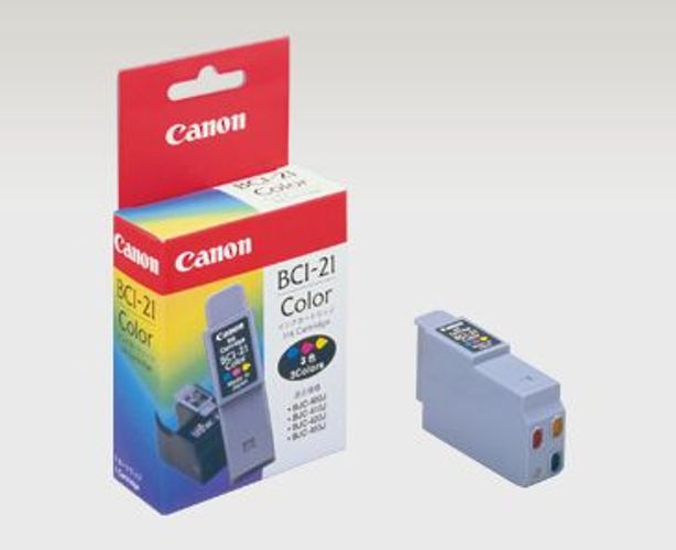 Canon BCI-21 cartuccia d'inchiostro Originale Ciano, Magenta, Giallo [0955A002]