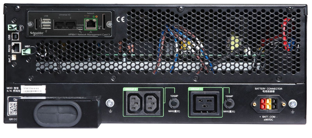 APC SRTG5KXLI gruppo di continuità (UPS) Doppia conversione (online) 5 kVA 5000 W 3 presa(e) AC [SRTG5KXLI]